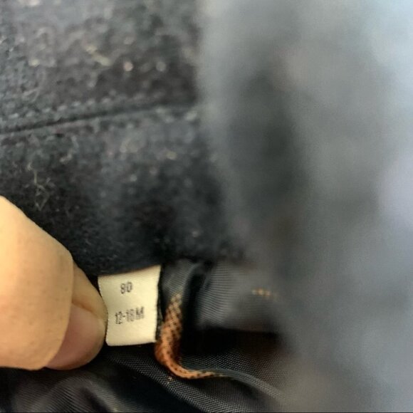 Toddler Girl Mexx Navy  Pea Coat 18M - Picture 6 of 11